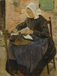 Una encajera holandesa, 1881